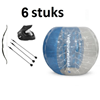 Bumperballen + Archery tag set 6 stuks