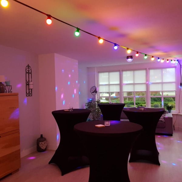 Prikkabel slinger LED 10 meter gekleurd
