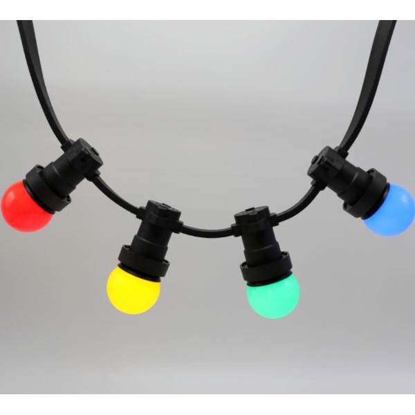 Prikkabel slinger LED 10 meter gekleurd