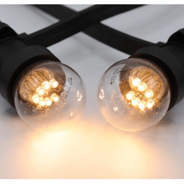 Prikkabel slinger LED 10 meter warm wit