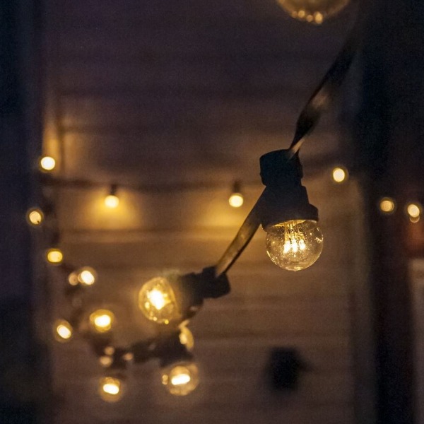 Prikkabel slinger LED 20 meter warm wit