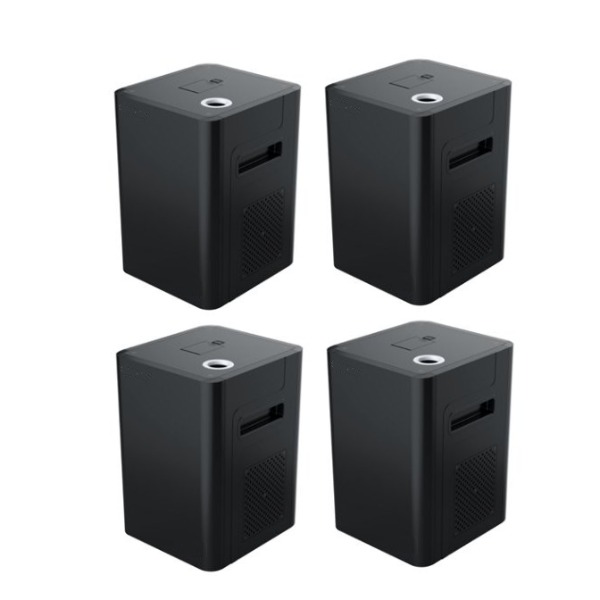 Sparkular machine set van vier (Inclusief 6-10 minuten vulling)