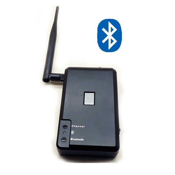 Zender met ingebouwde accu en Bluetooth silent disco 