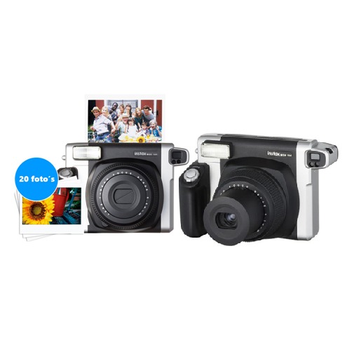 Instax polaroid pakket met twee camera's (inclusief 20 foto's)