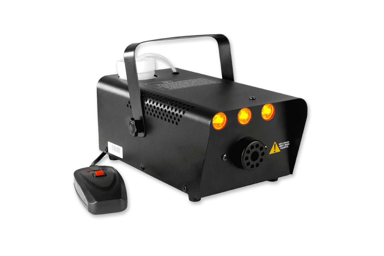 Rookmachine met vlameffect