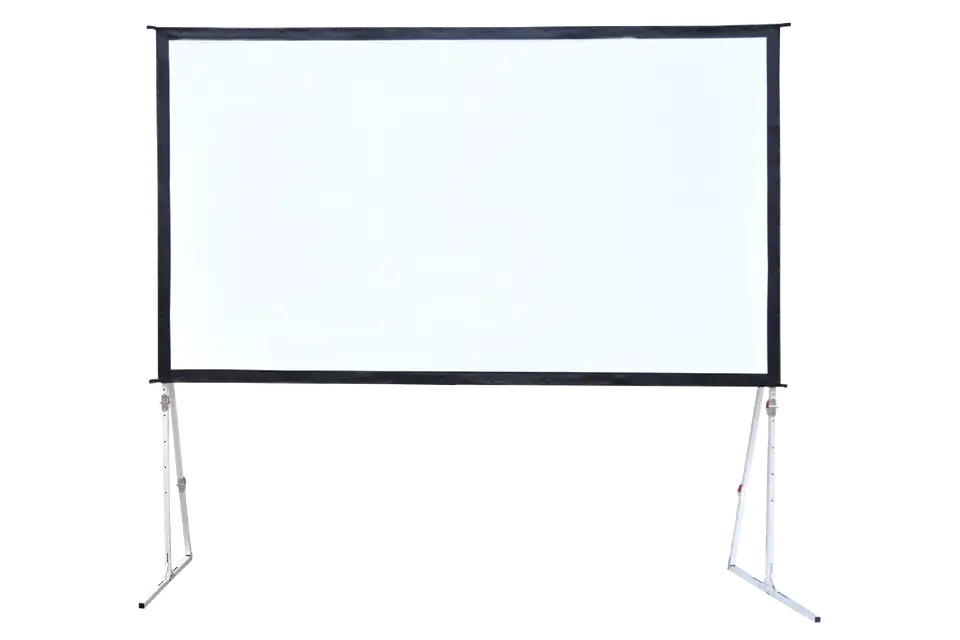 Mega XXL Fast Fold opzicht projectiescherm 5 meter