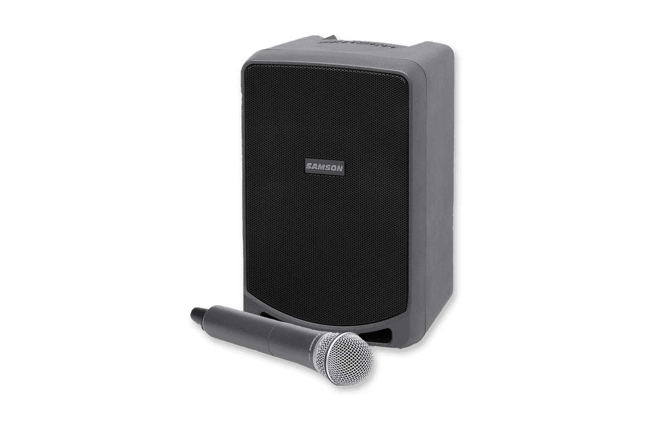 Accu speaker met draadloze microfoon huren