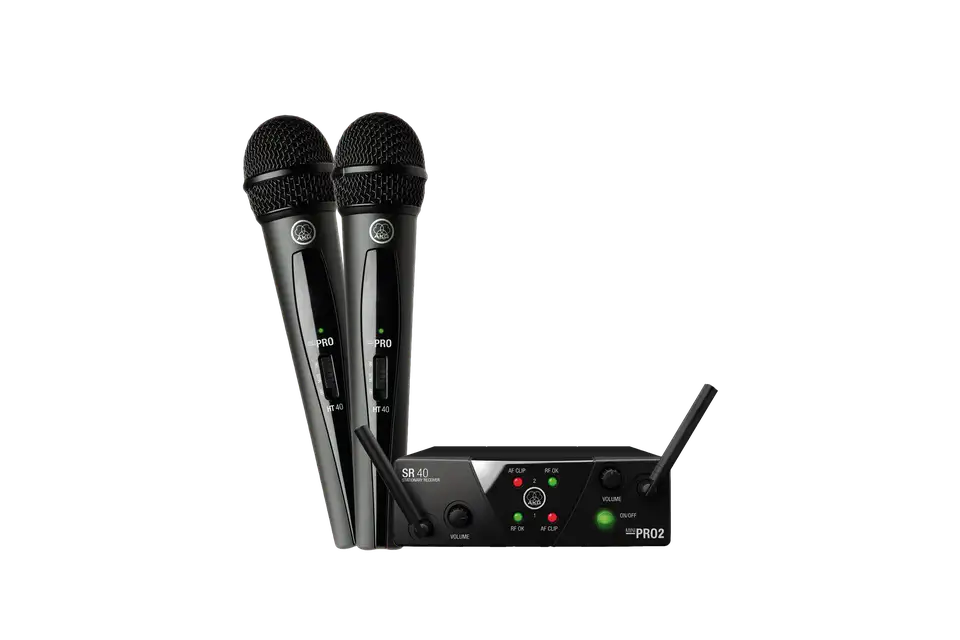Dubbele draadloze microfoonset