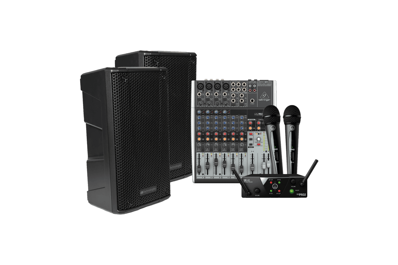 Semi professionele presentatie set huren