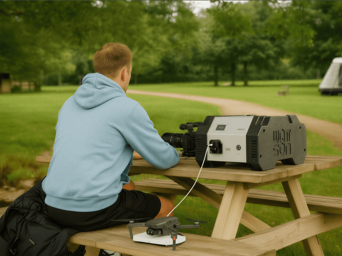 Draagbare batterij huren