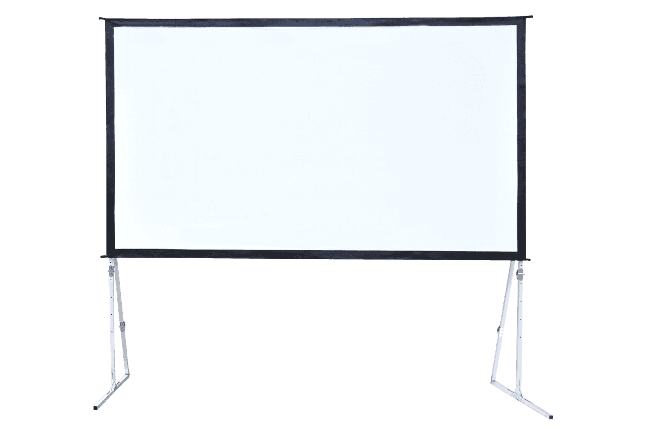 Mega XXL Fast Fold opzicht projectiescherm 5 meter