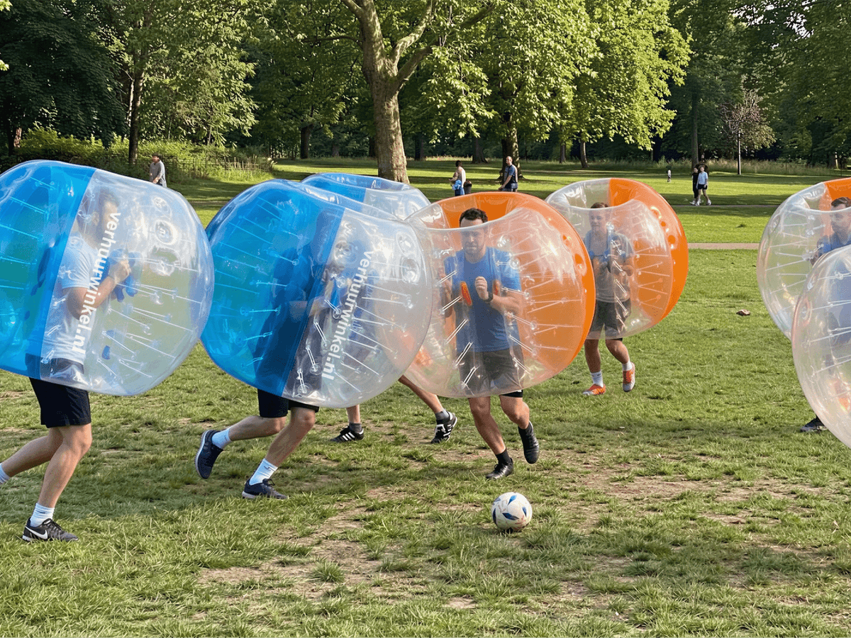 Bubbel voetbal huren