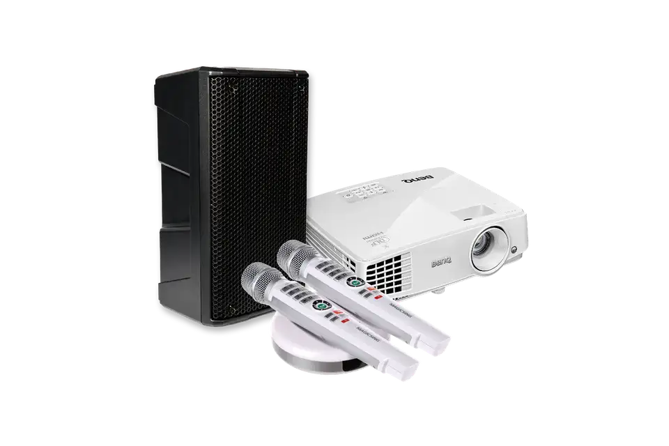 Wifi karaoke set met beeld en geluid