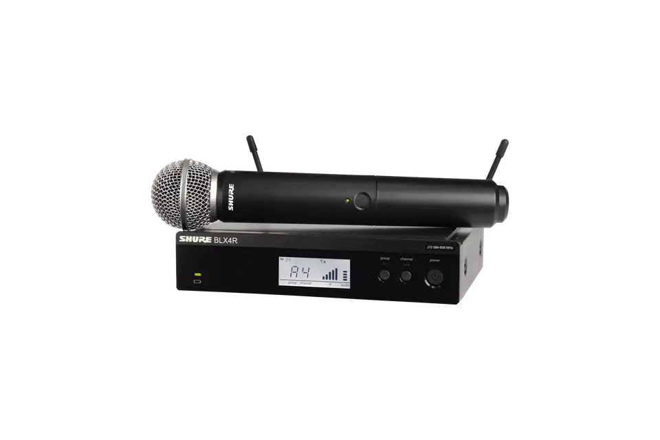 Shure BLX4 draadloos professioneel handheld microfoonsysteem