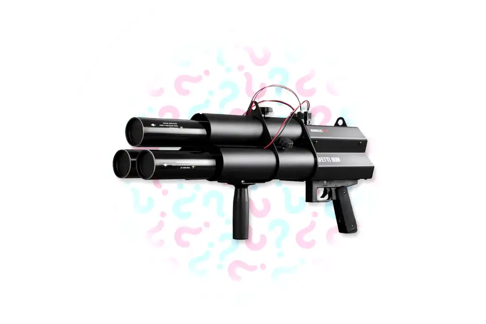 Gender reveal confetti shotgun geheim